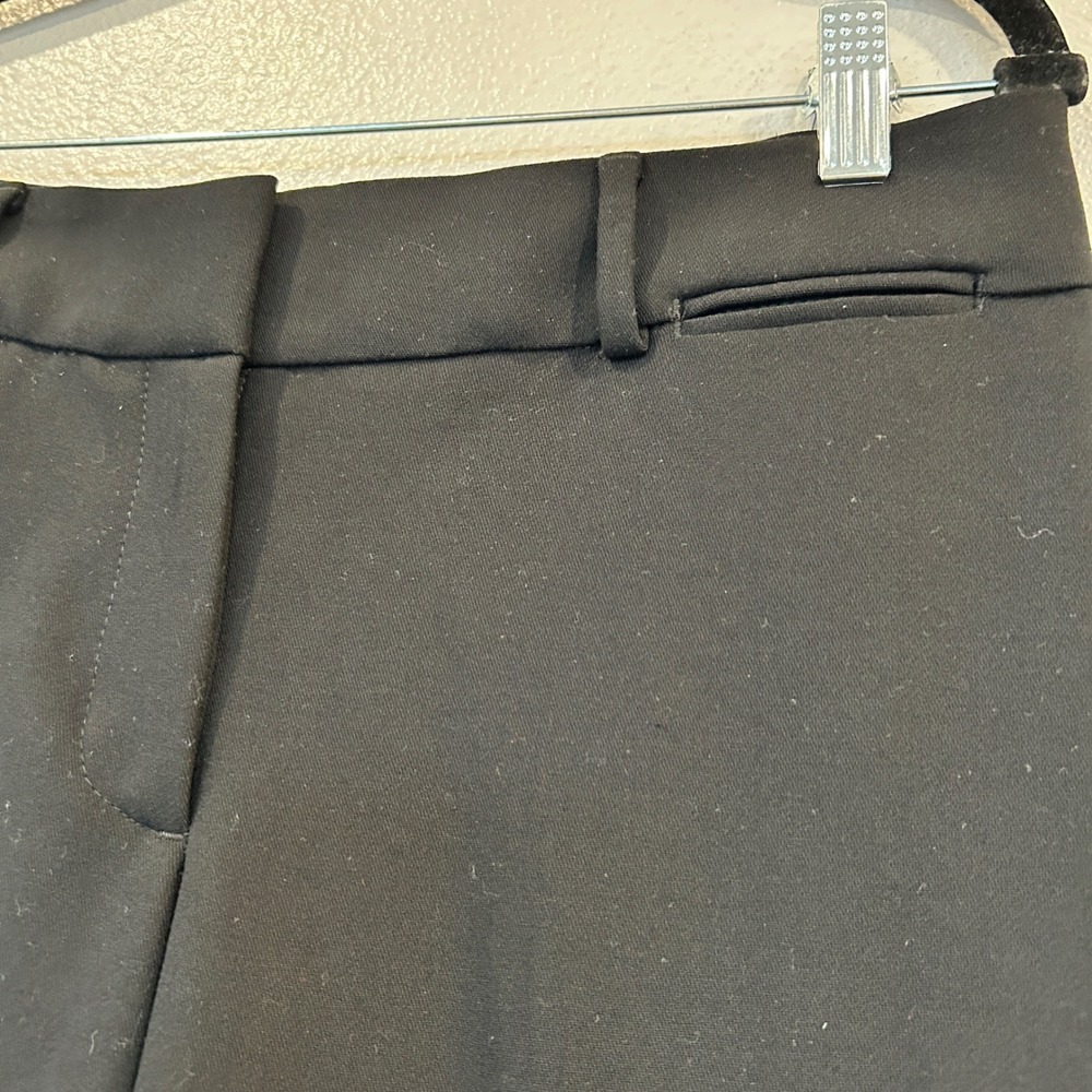 LOFT Marisa Trousers Black Straight Leg Career Pants Womens Size 6‎ - Picture 4 of 12